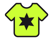 T shirt design icon